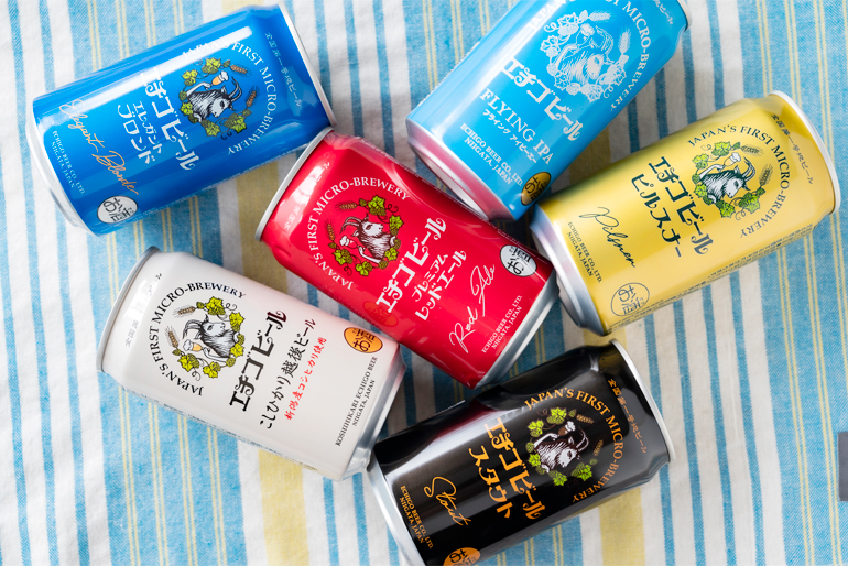 エチゴビールの特徴〜銘柄と共に変わる味と色〜